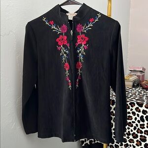 petite floral jacket